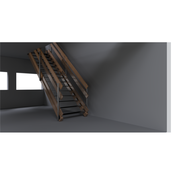 Scaffolding plank | made of wood | without variety class S10 | Dimensions: 45 x 240 mm | Length: 3500 mm